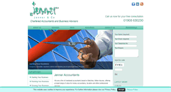 Desktop Screenshot of jenneraccountants.co.uk